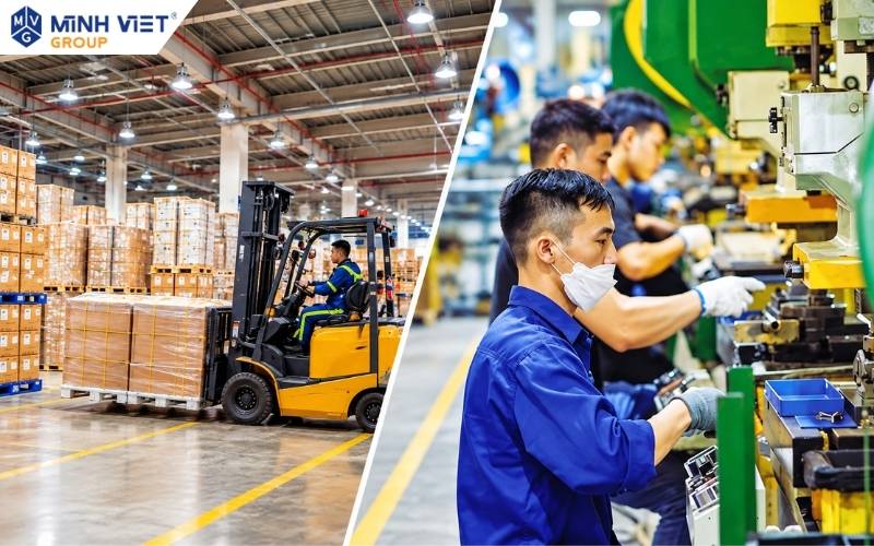 Kho xưởng Gia Lâm phục vụ lưu kho và sản xuất